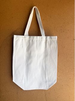25 Pieces Cotton Canvas Tote Bags - $1 Each - Wholesale Lot