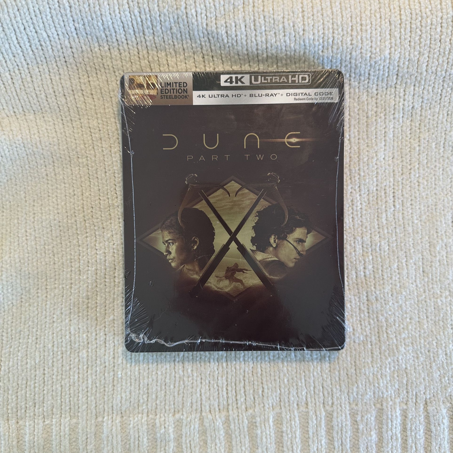 DUNE 2 PART 2 4K LIMITED EDITION STEELBOOK SEALED