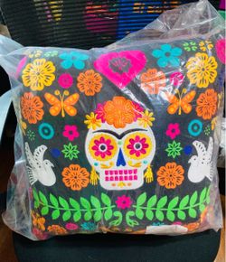 2 Dia De Los Muertos/Day of the Dead Sofa Pillows