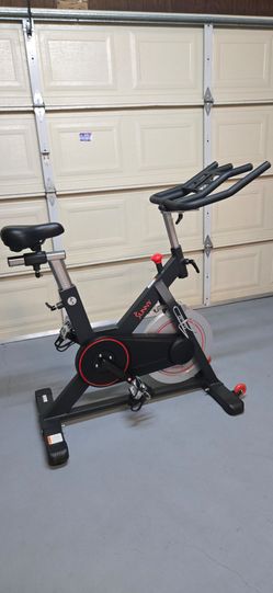 Sunny Health & Fitness Premium Indoor Cycling Smart Stationary Bike (Heavy Duty ).
