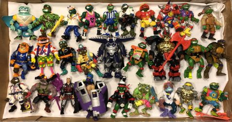 1980s 1990s Teenage Mutant Ninja Turtles TMNT figures