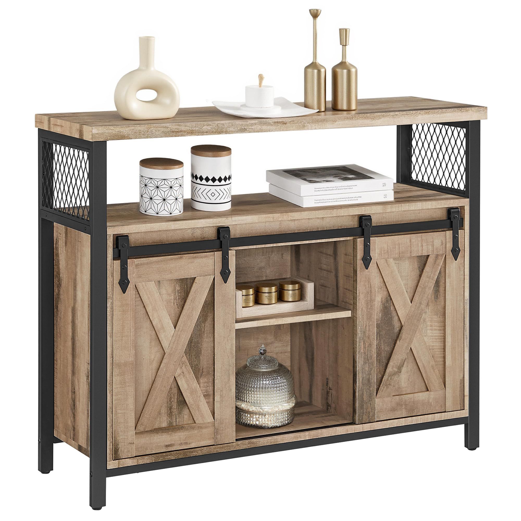 New Farmhouse Buffet / Coffee Bar Storage Cabinet 