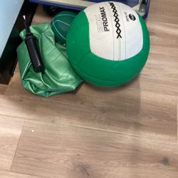 Medicine Balls And Blow Up Stabilization Ball