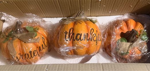 5/3 Grateful: Thankful, Blessed, Pumpkins by Valerie Oranges.