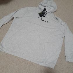 New Men's NIKE Grey Hoodie 4XL