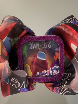 Among Us Hair Bows