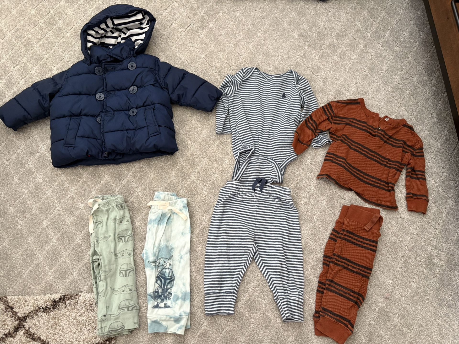 Baby Boy Clothes Size 6-18 Months