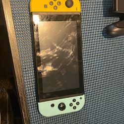 Nintendo Switch With Mario Golf Game