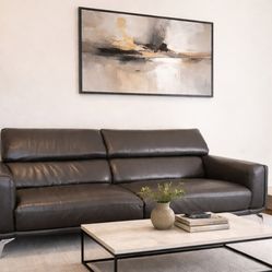 Copenhagen 78" sofa couch leather
