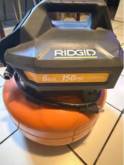 COMPRESOR-RIDGID - 6GAL / 150 PSI