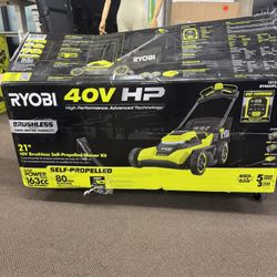 40V HP Brushless 21 in. Cordless Battery Walk Behind Push Lawn Mower with 8.0 Ah Battery and Charger 