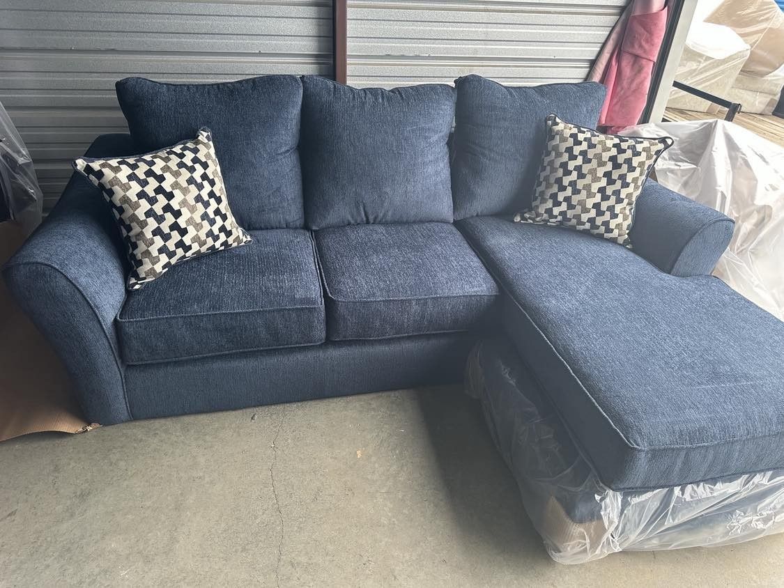 New Sofa With Chaise Reduced to $595