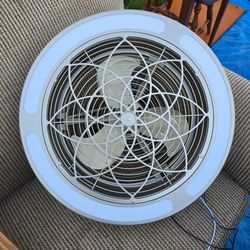 Free Stile Anderson 22 in. LED Indoor/Outdoor Brushed Nickel Ceiling Fan