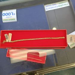14k Tennis Bracelet 