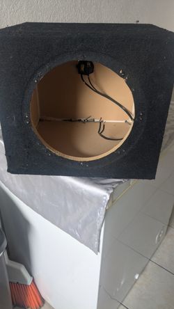 Black 10" Single Sealed Sub Box