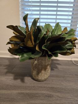 Vase With Faux Plant  