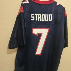 HOUSTON TEXANS STROUD #7 JERSEY PRO LINE MEN'S SIZE LARGE 