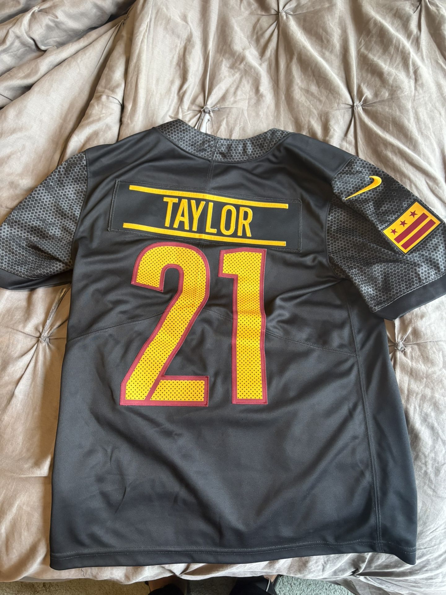 Black Sean Taylor Limited Edition Black Commanders Jersey