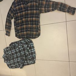 Men 2 Shirts Size Large Both For 10.00
