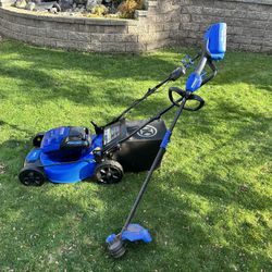 Kobalt Electric Mower & Weed Eater