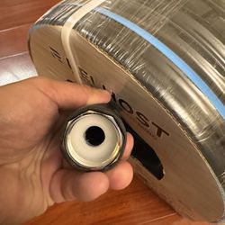 Garden Hose 100 ft x 5/8", Flexible Heavy Duty Water Hose with 360° Swivel Handle, Durable & Leak-Resistant, Ideal for Home Garden, Car Wash, or Profe