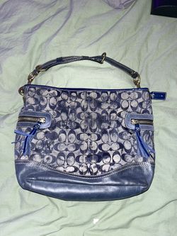 Vintage Authentic Coach Denim Hobo Y2K