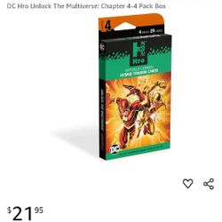 HRO
5.0
5.0 out of 5 stars
(1)
DC Hro Unlock The Multiverse: Chapter 4-4 Pack Box