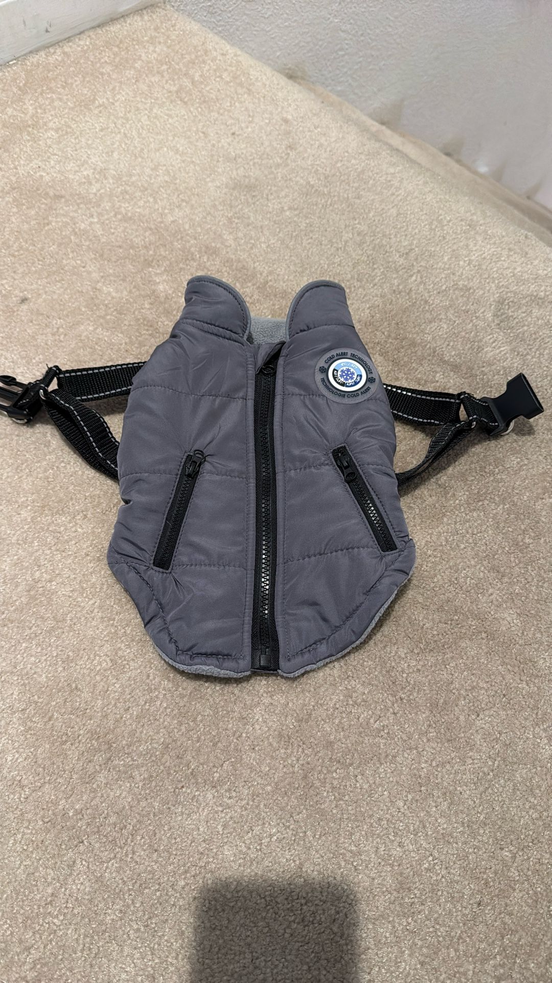 Dog Jacket And Harness Extra Small But Fits Like A Small