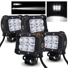 4 led pods new cree 1200 lumens each