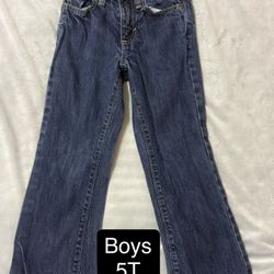 Toddler Boys 5T Boot Cut Jeans