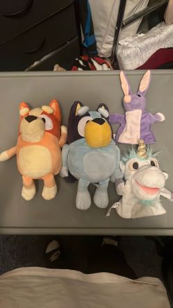 Bluey Character Plush Toy Bundle Set of 4