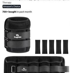 NEW 2 ADJUSTABLE ANKLE WEIGHTS 10LBS EACH