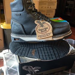 Georgia Work Boots Soft Toe Waterproof Size 8 Size 9 And Size 10.5 Available 