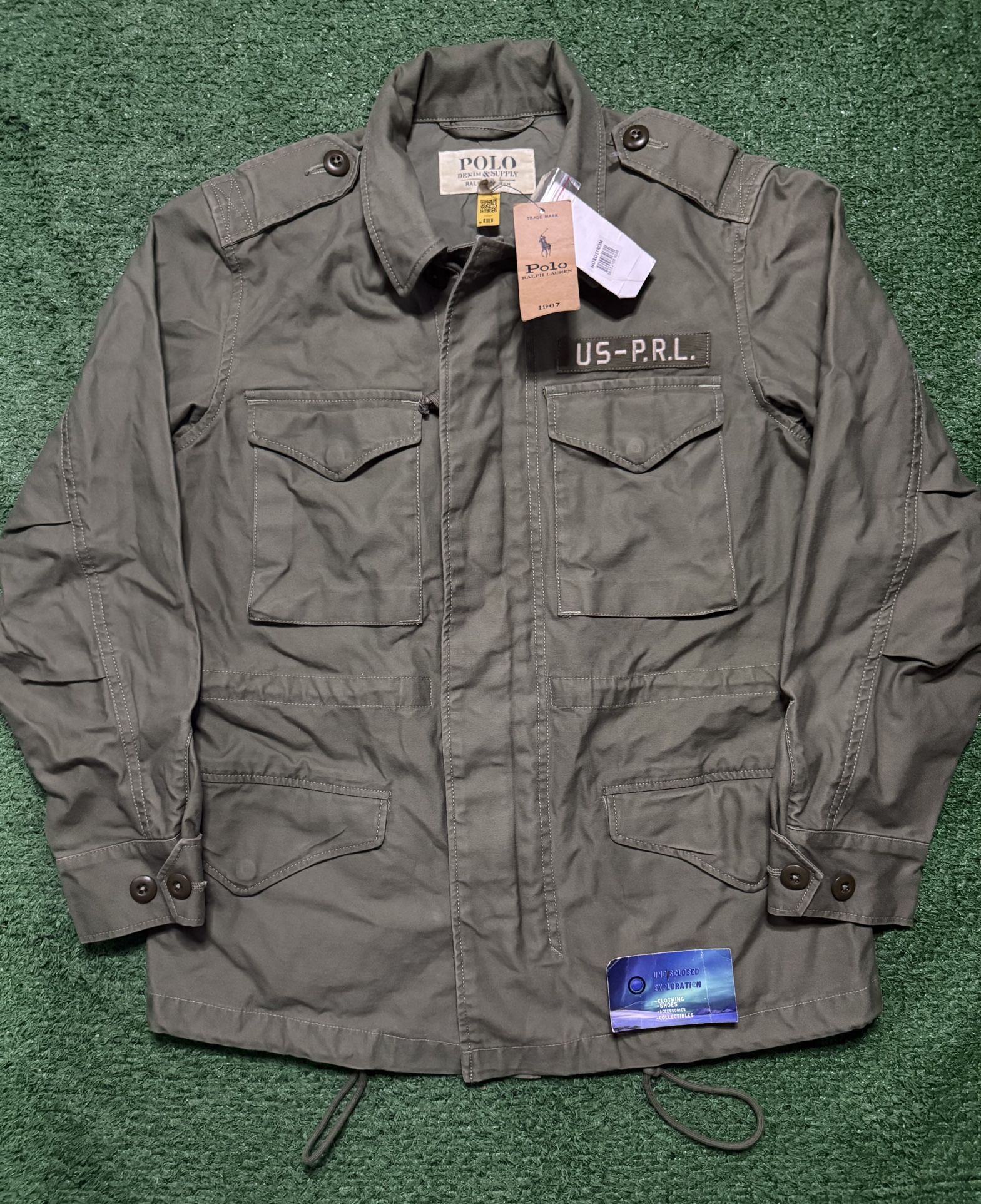 Polo Ralph Lauren Denim Supply Military Utility Jacket Small