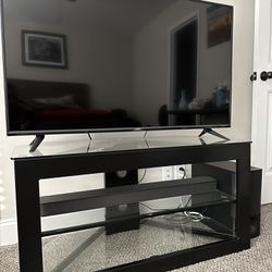 50 Inch Tv With Soundbar And Stand