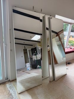 Closet sliding door all glass