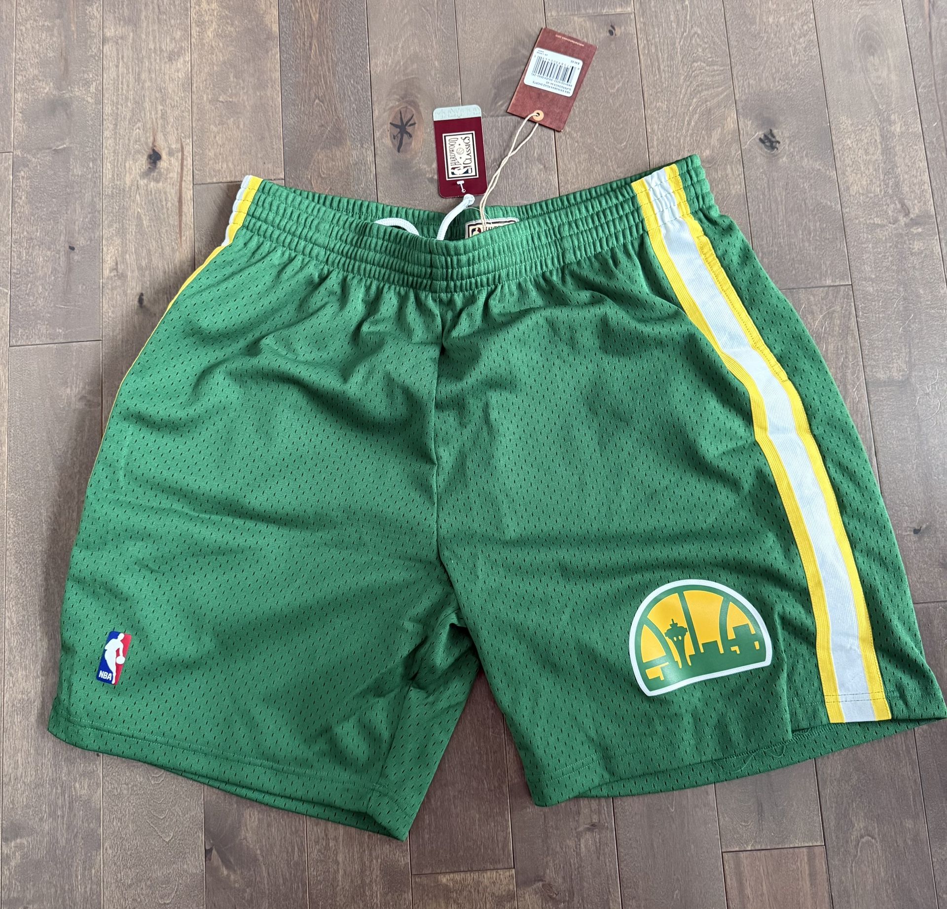 Seattle SuperSonics Shorts 2xL