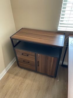 Office table and chair