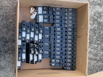 Lot of Square D Circuit Breakers