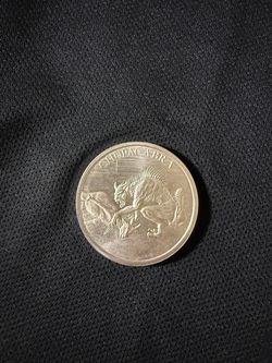 One ounce Chupacabra Silver Round