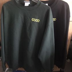 Unisex Sweatshirts Size XL Green / Black