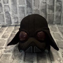 Angry Birds Star Wars 5” Darth Vader Pig Plush Stuffed Toy 2012 Rovio Black (2C)
