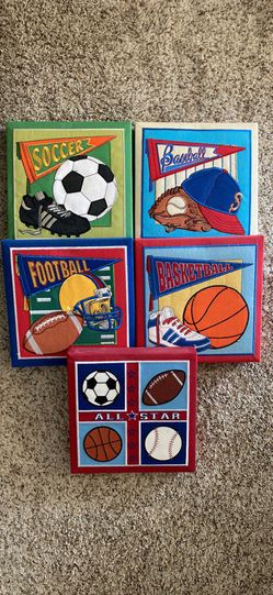 Canvas Sports Plaques