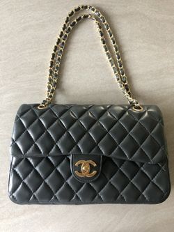 Bran new women handbag, gray, made in China. Faux Leather. Might have minor imperfections. 