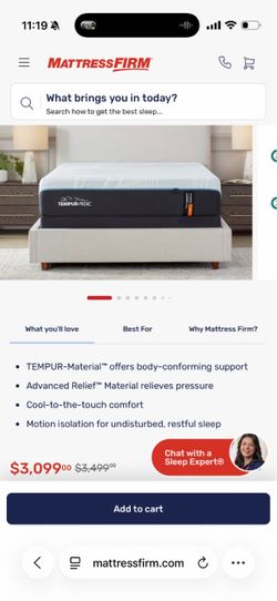 Tempur-Pedic ProAdapt Queen Mattress – Like New