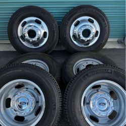 Ford F350 Dually Factory Wheels