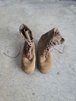 McRae Military Combat Boots Coyote Brown Hot Weather Men Size 4W Women 6W NEW