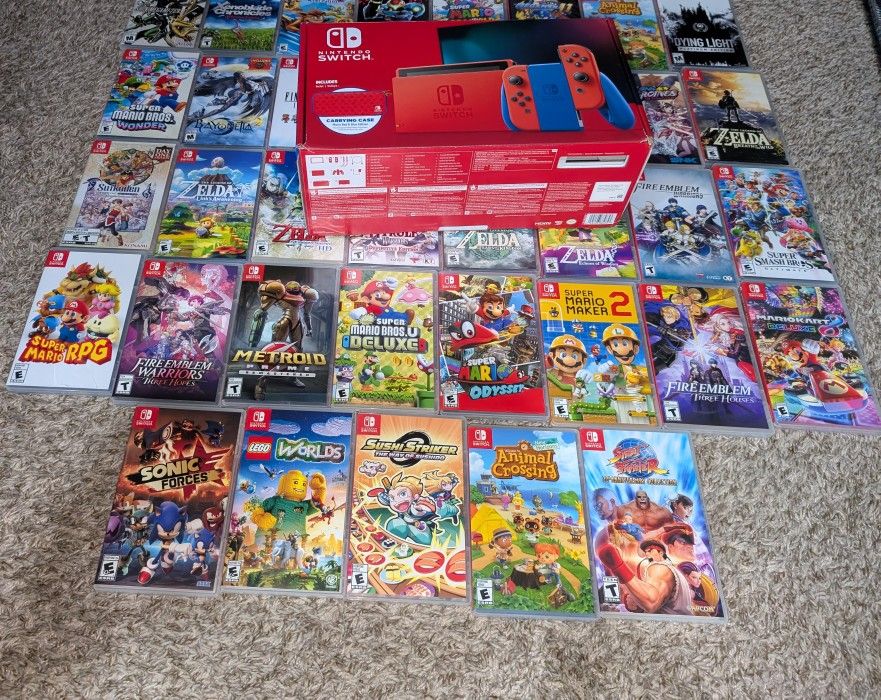 Nintendo Switch Plus 37 Games