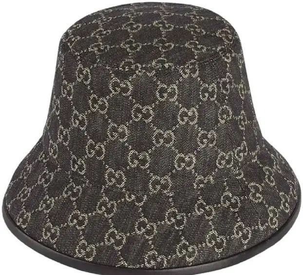 🖤 GUCCI Monogram Bucket Hat Authentic Designer Statement Piece
