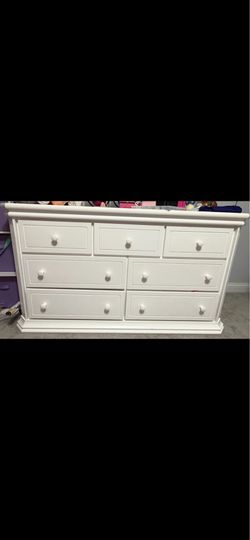 White dresser